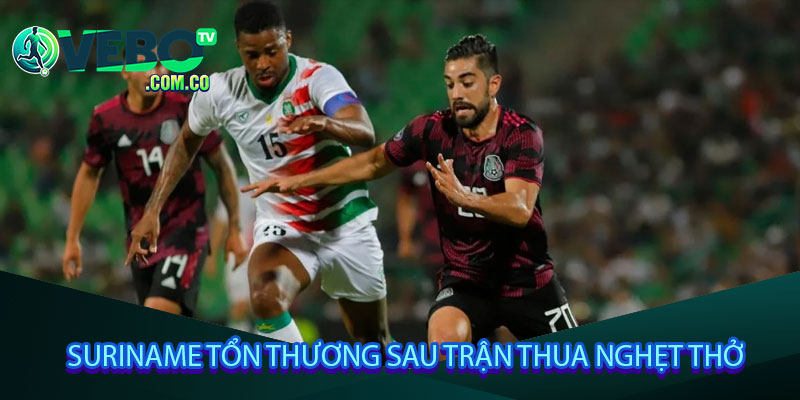 Suriname tổn thương sau trận thua nghẹt thở